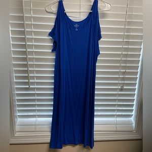 Blue St. John’s Bay open shoulder dress